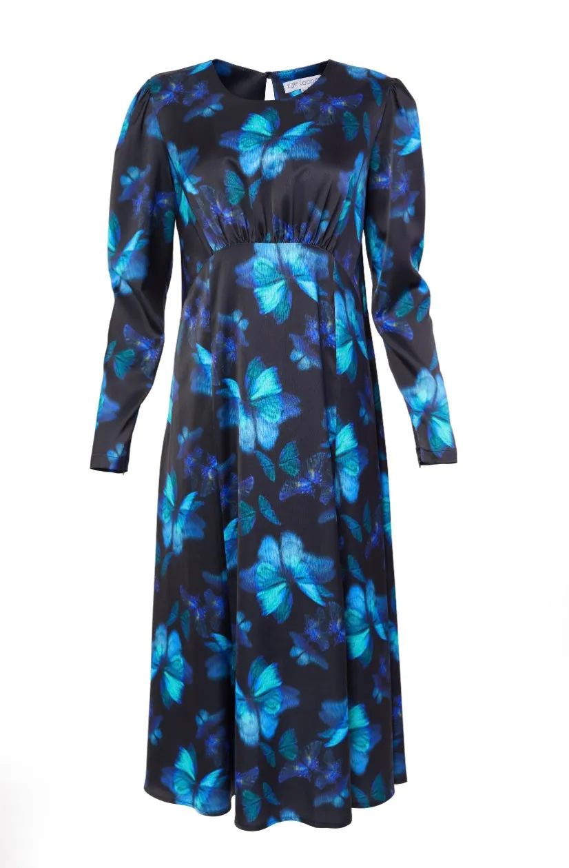 23152- Butterfly Print Dress- Kate Cooper