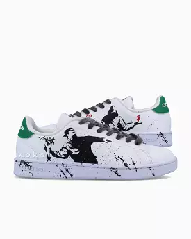 Adidas Advantage Hand Painted Bansky