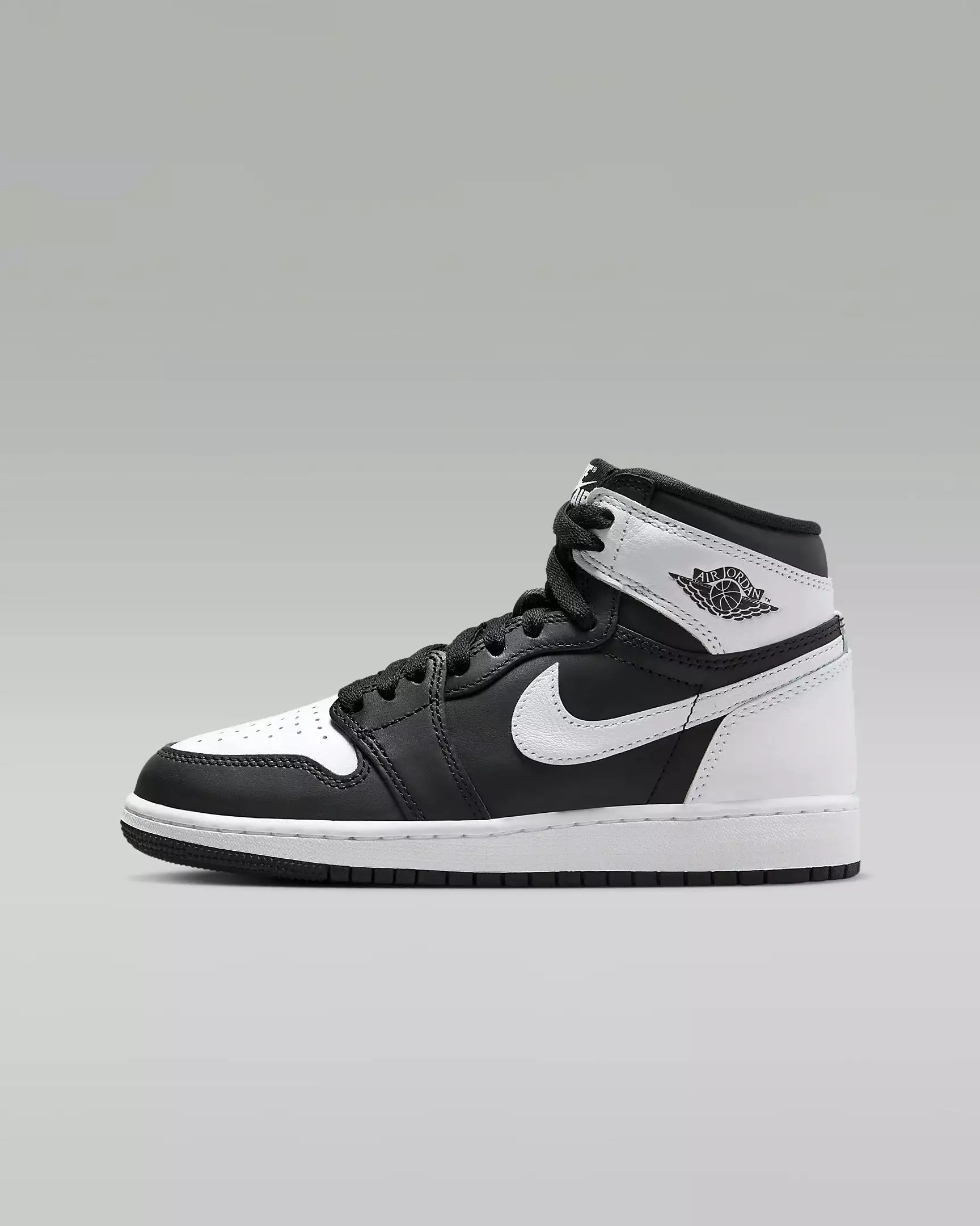 Air Jordan 1 High OG Black & White Big Kids' Shoes STYLE # FD1437-010