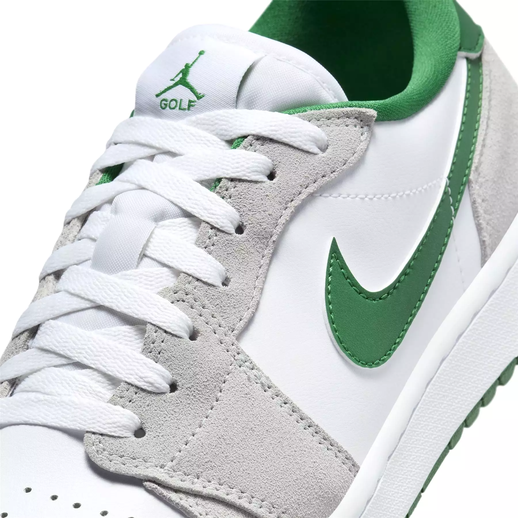 Air Jordan 1 Low Golf Shoes White/Green - SS24