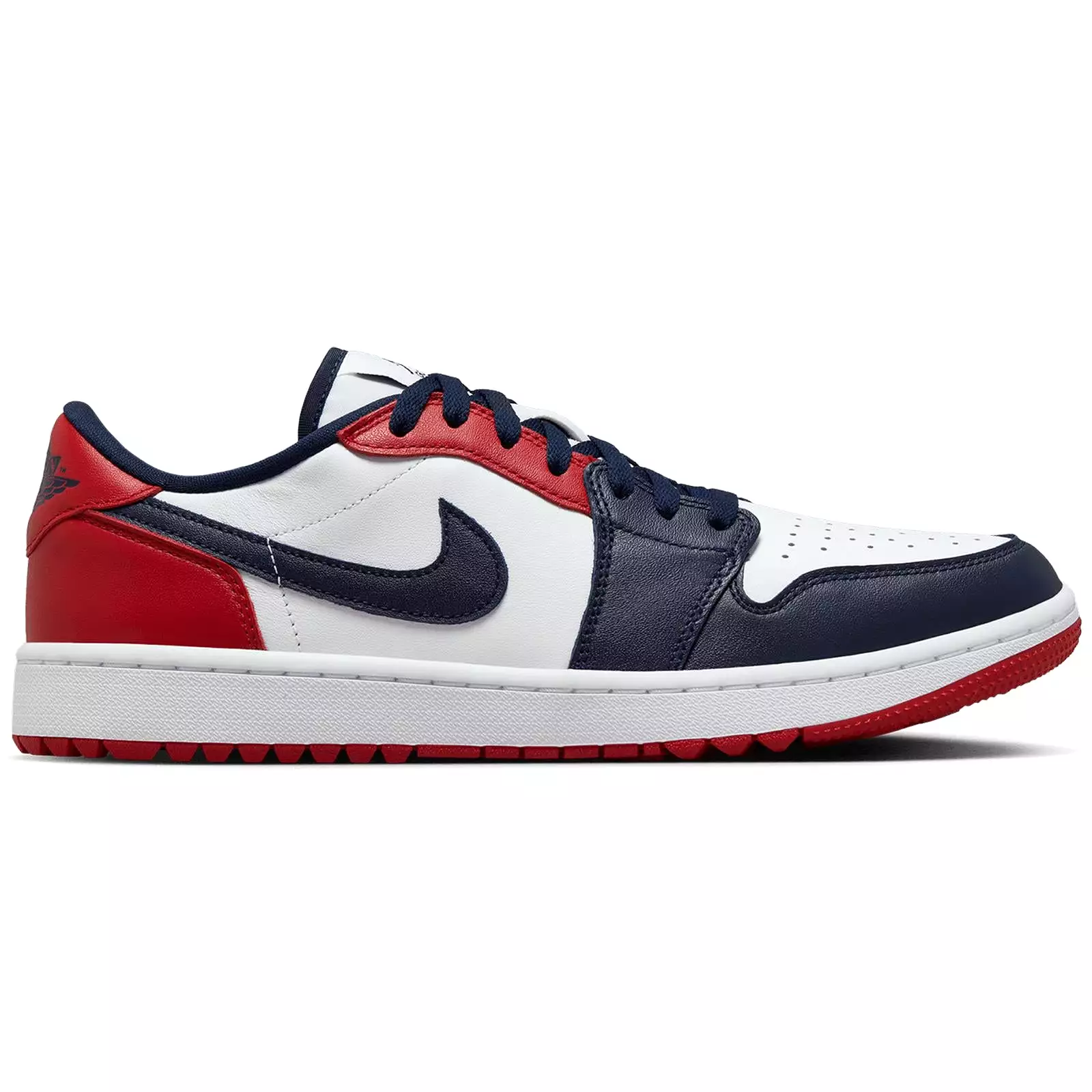 Air Jordan 1 Low Golf Shoes White/Red - 2024