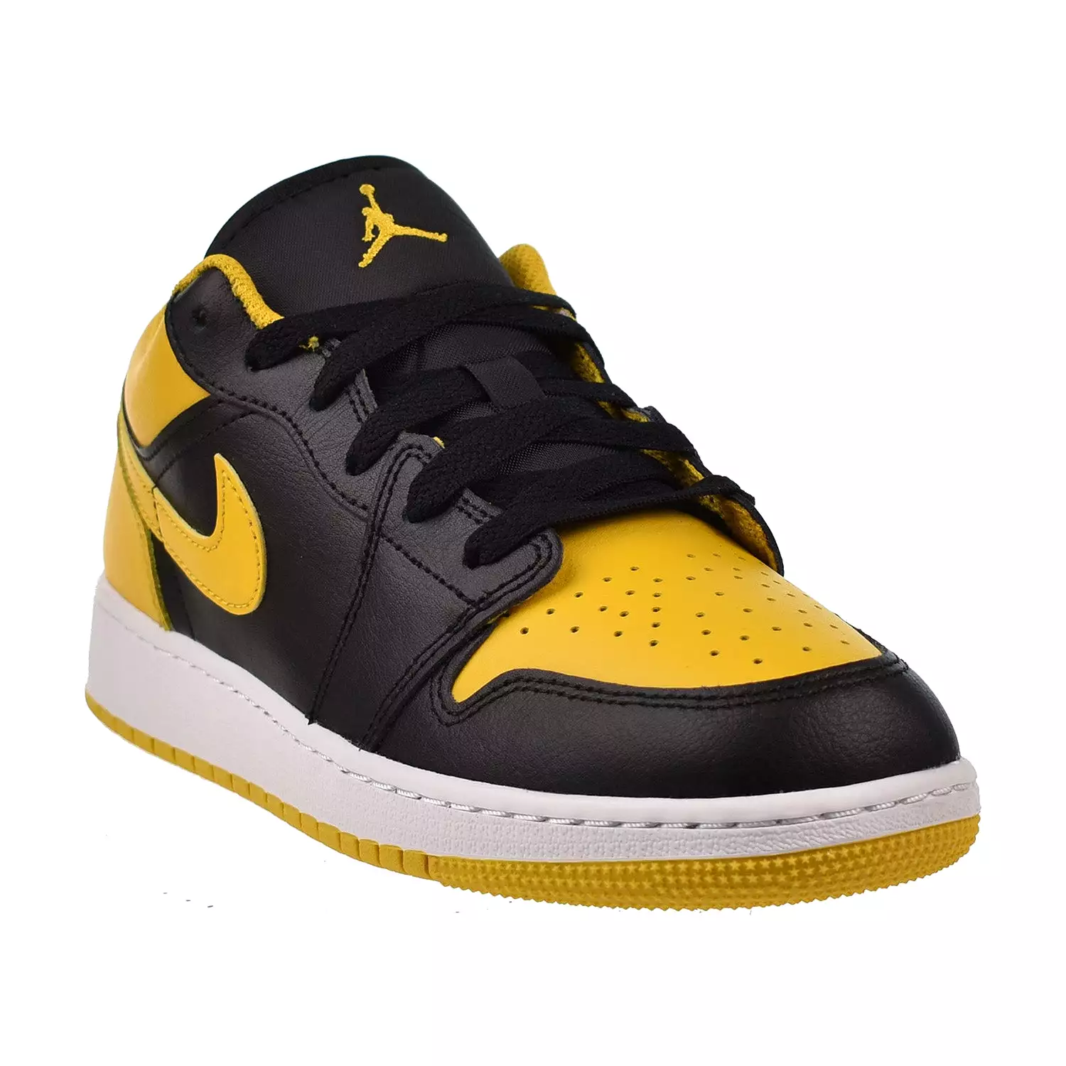 Air Jordan 1 Low (GS) Big Kids' Shoes Yellow Ochre