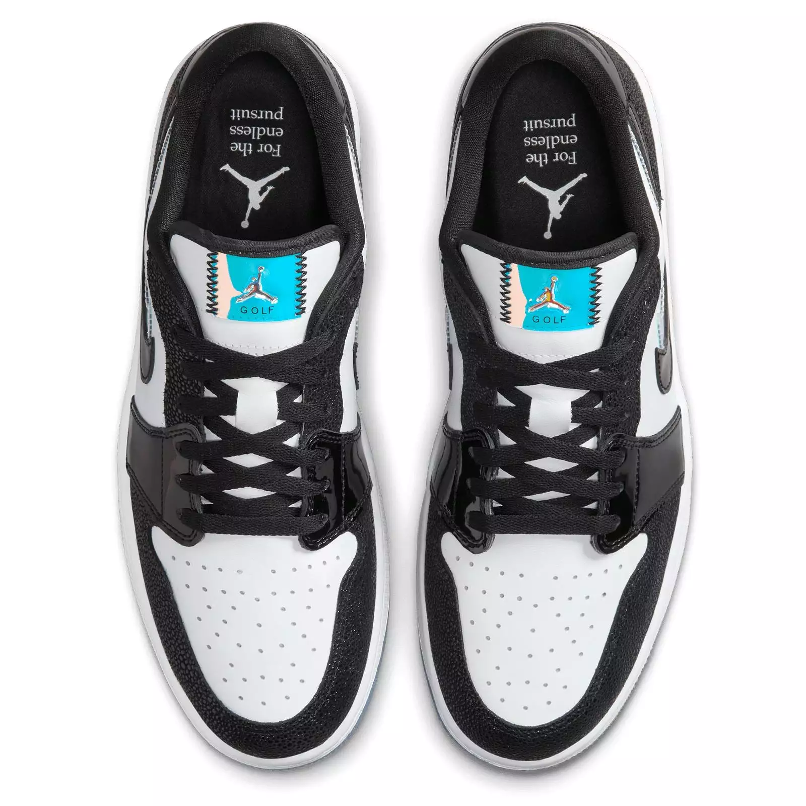 Air Jordan 1 Low NRG Golf Shoes White/Black - SU24