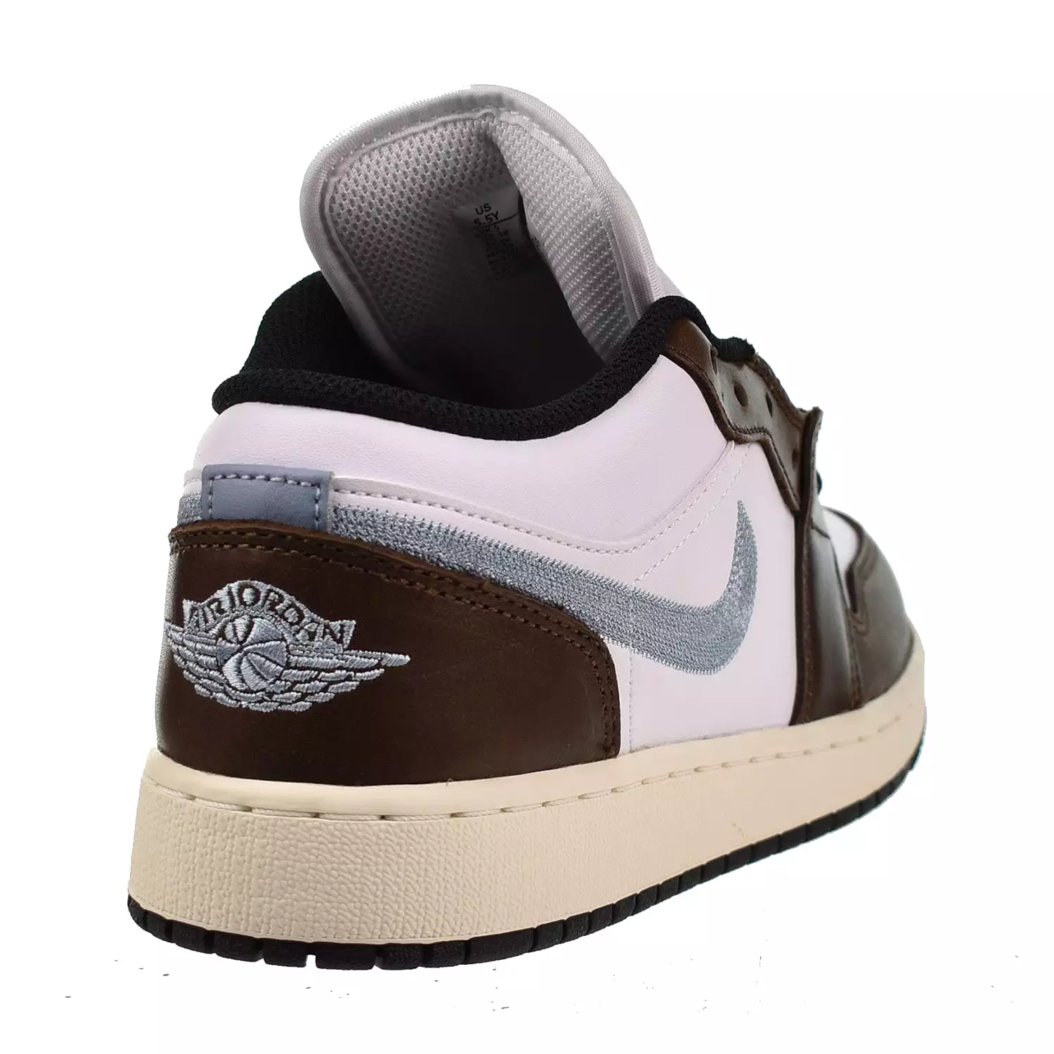 Air Jordan 1 Low SE (GS) Big Kids' Shoes White-Black-Sail