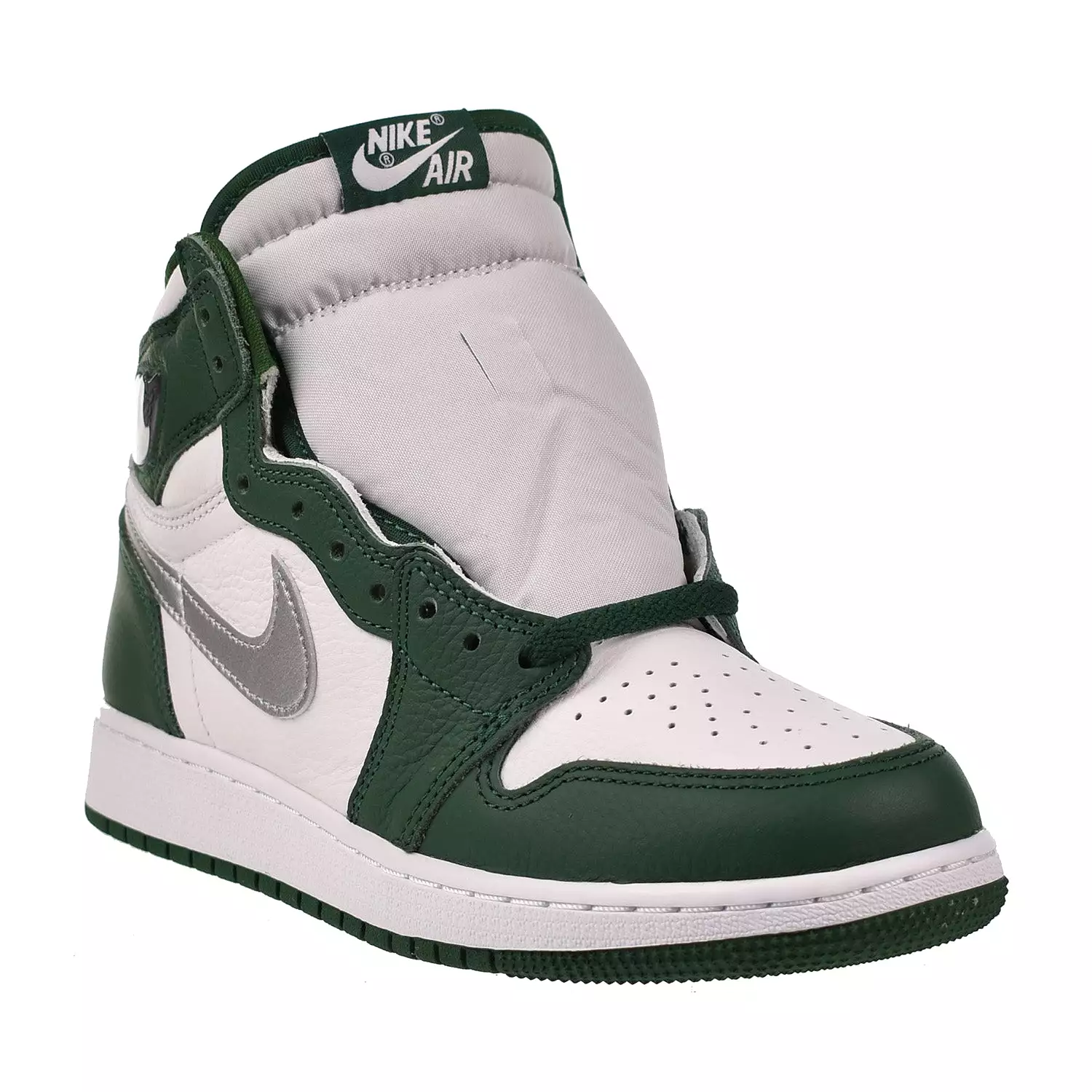 Air Jordan 1 Retro High OG (GS) Big Kids' Shoes Gorge Green-White