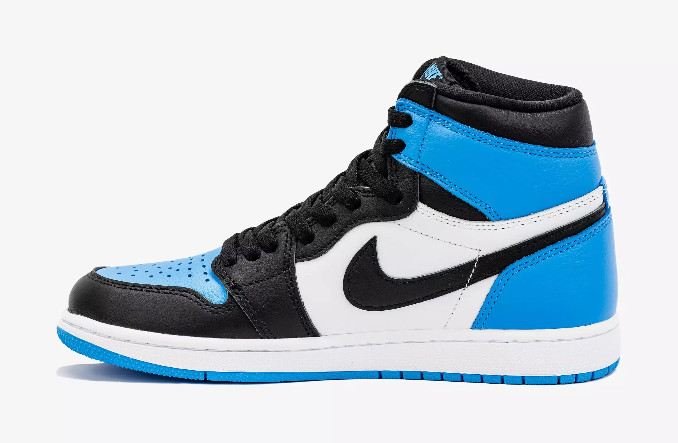 Air Jordan 1 Retro High OG University Blue Mens Lifestyle Shoes (Black/Blue)