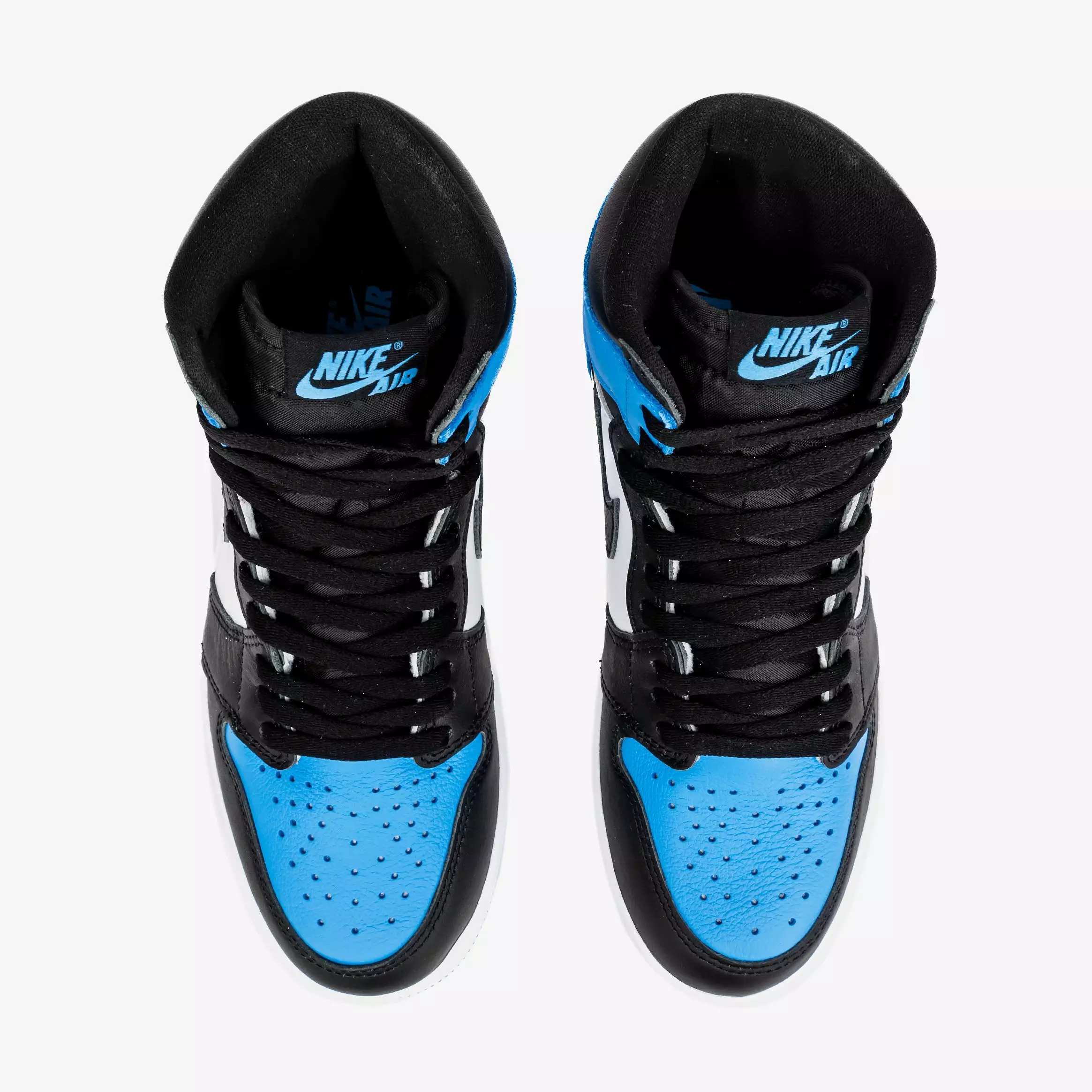 Air Jordan 1 Retro High OG University Blue Mens Lifestyle Shoes (Black/Blue)