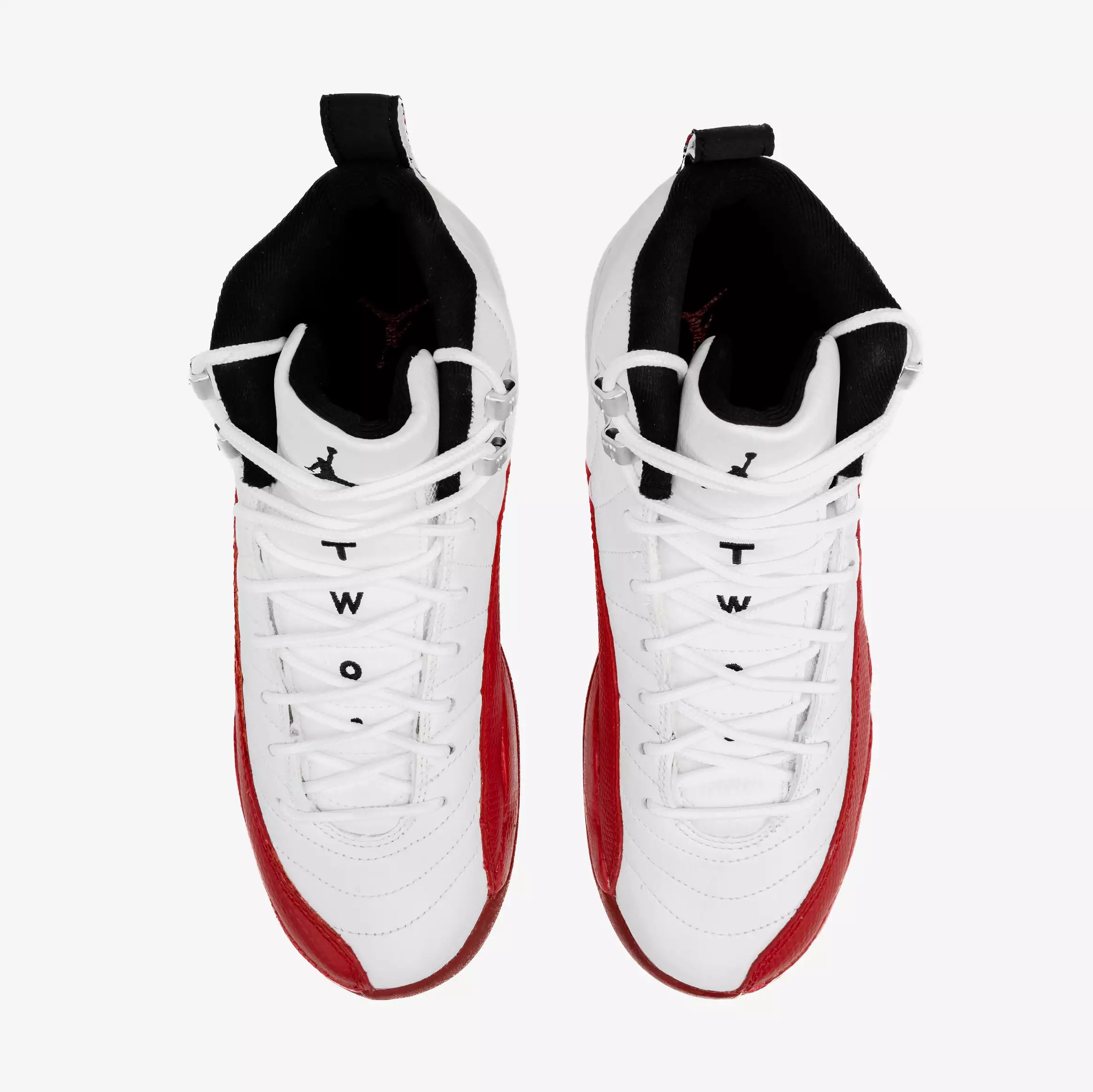 Air Jordan 12 Retro Cherry Grade School Lifestyle Shoes (Cherry/White)