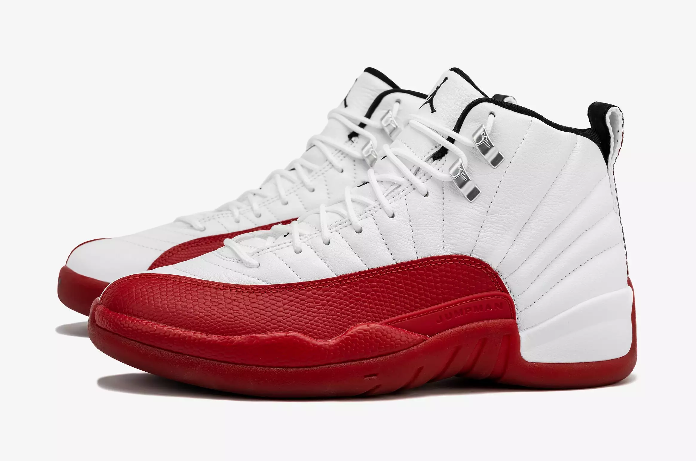 Air Jordan 12 Retro Cherry Red Mens Lifestyle Shoes (Red/White)