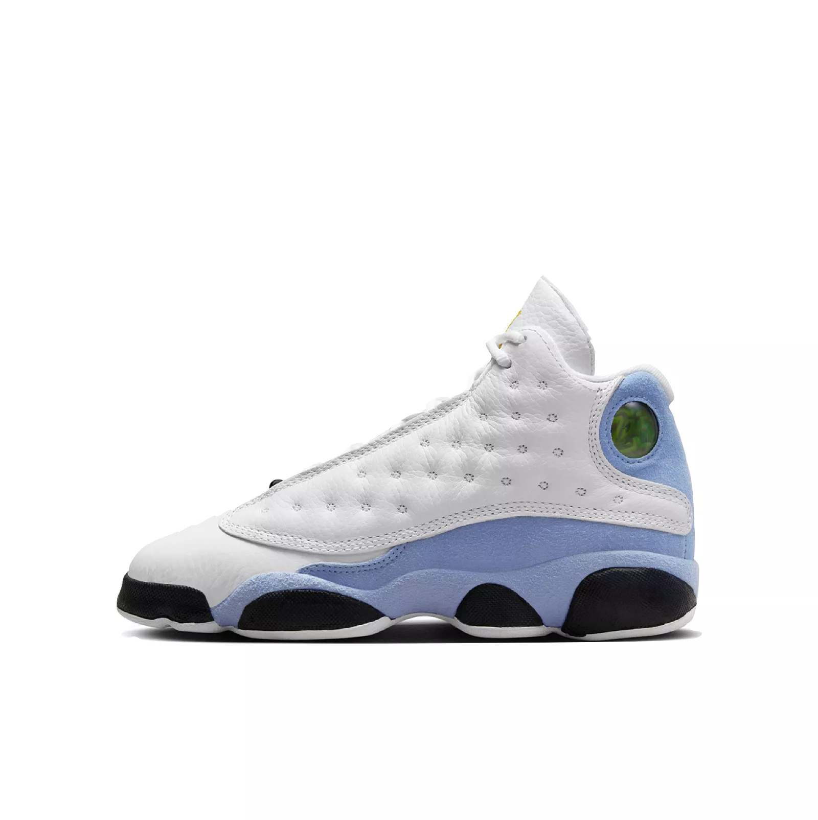 AIR JORDAN 13 RETRO GS - WHITE/YELLOW OCHRE-BLUE GREY-BLACK