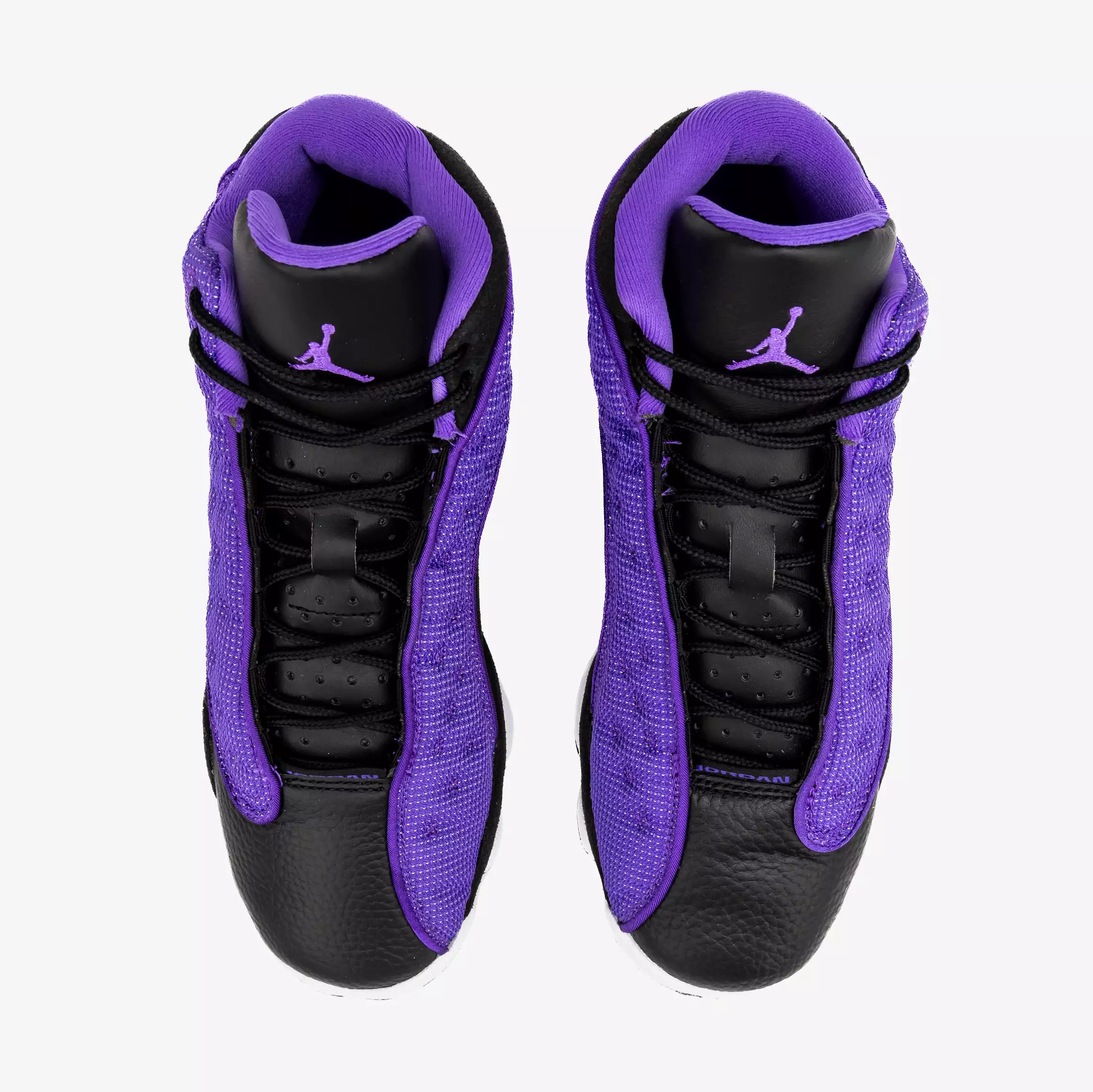 Air Jordan 13 Retro Purple Venom Grade School Lifestyle Shoes (Black/Purple)