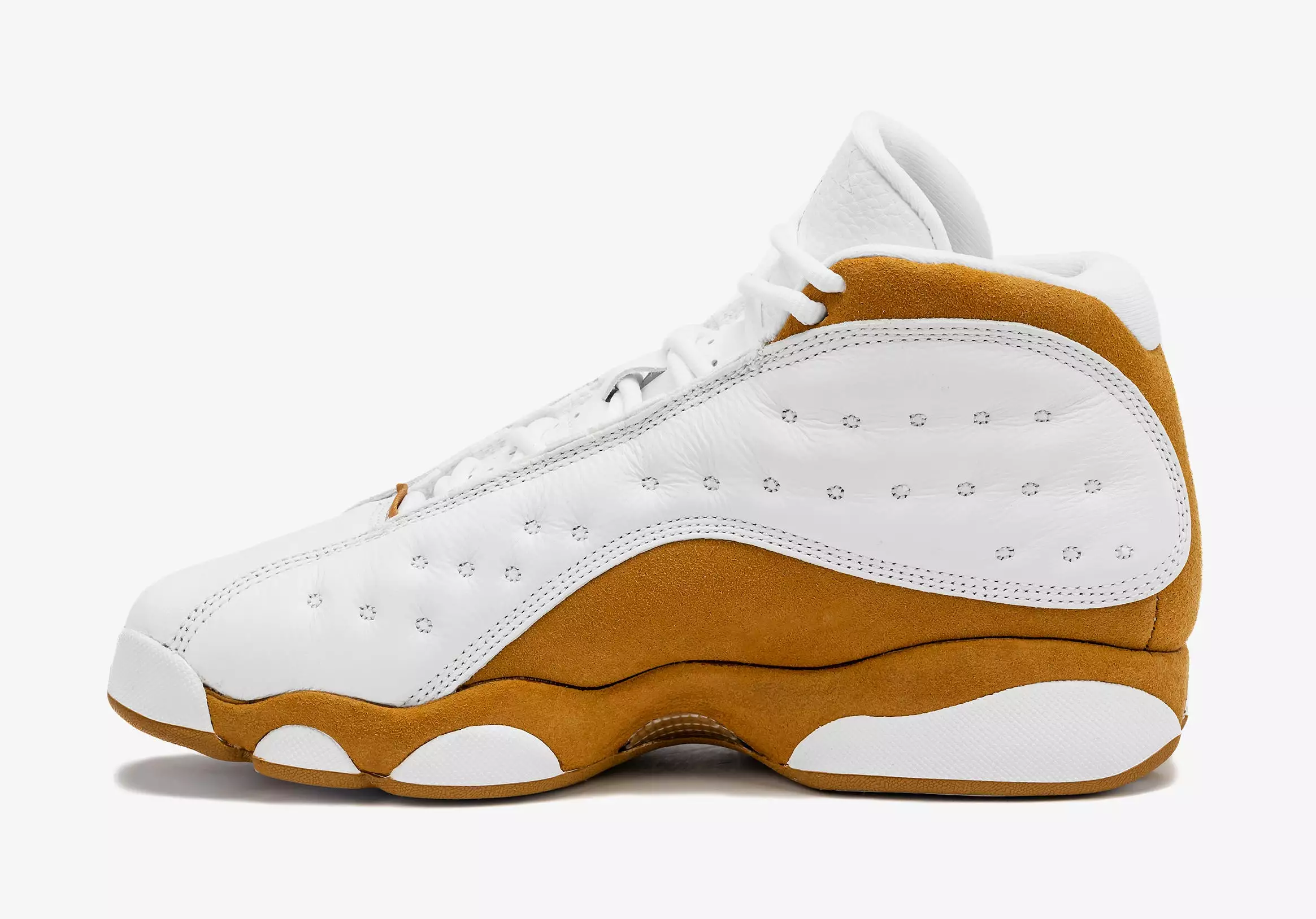 Air Jordan 13 Retro Wheat Grade School Lifestyle Shoes (White/Wheat)