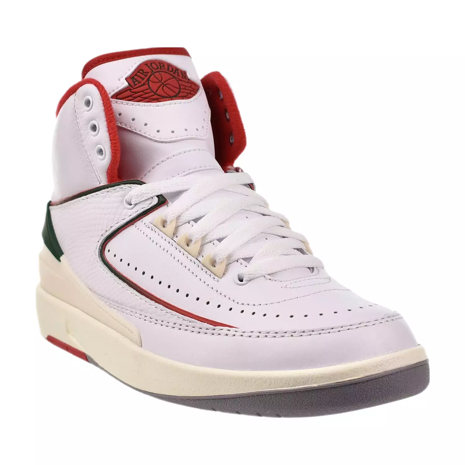 Air Jordan 2 Retro (GS) Big Kids' Shoes White-Fir-Sail