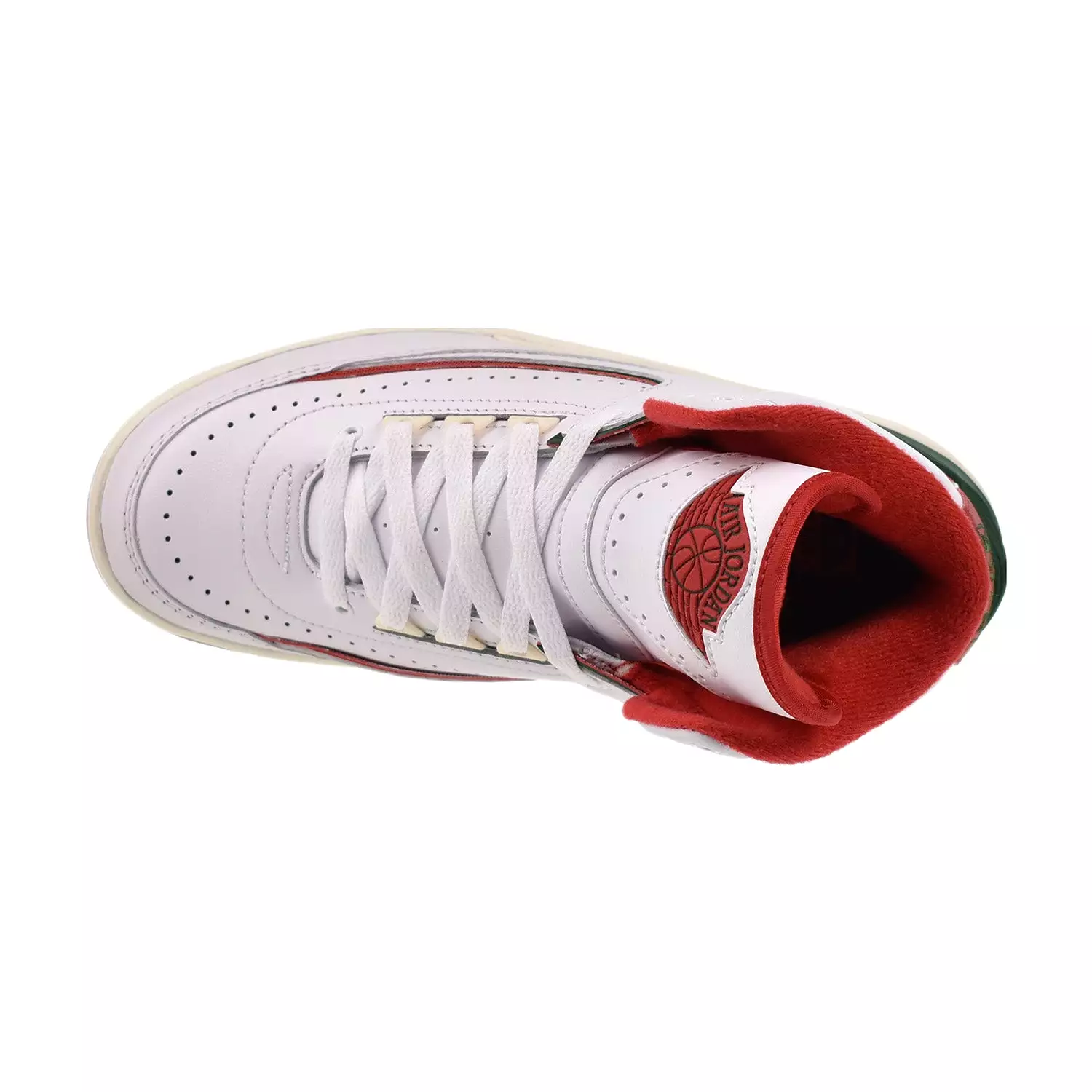 Air Jordan 2 Retro (GS) Big Kids' Shoes White-Fir-Sail