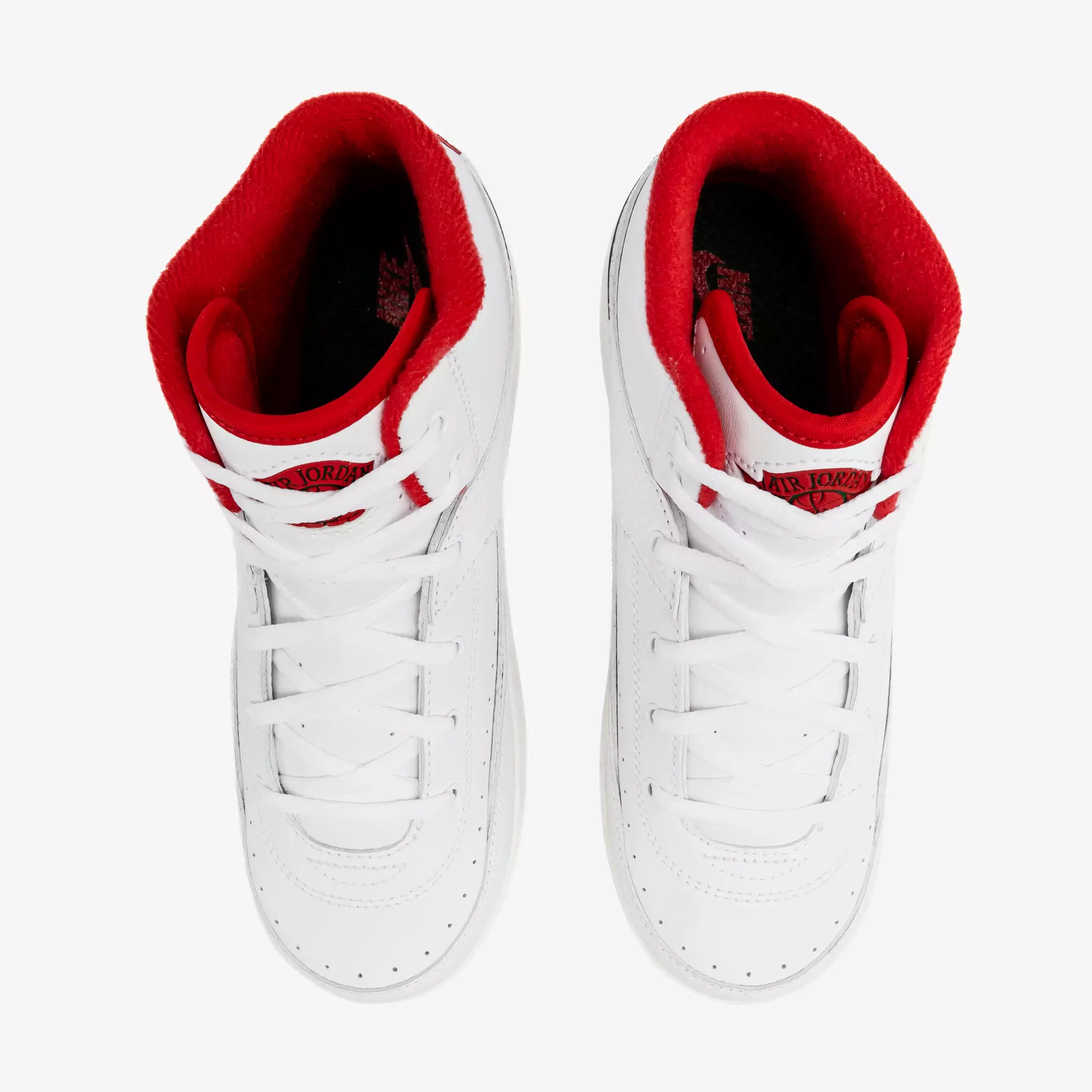 Air Jordan 2 Retro Italy Preschool Lifestyle Shoes (White/Fire Red) Free Shipping