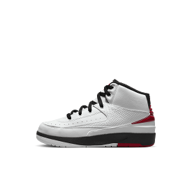 AIR JORDAN 2 RETRO PS - WHITE/VARSITY RED-BLACK