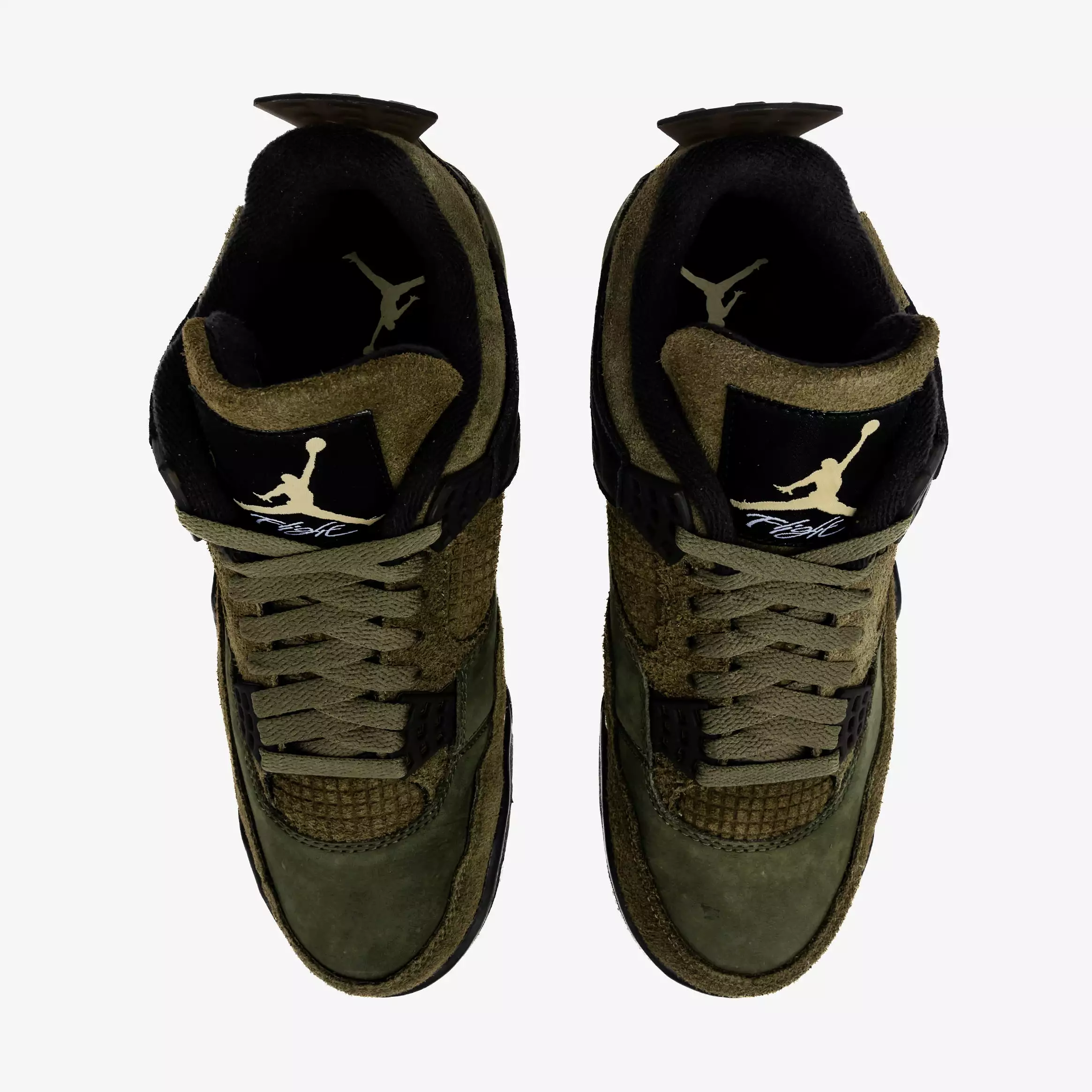 Air Jordan 4 Retro SE Craft Olive Mens Lifestyle Shoes (Medium Olive) Free Shipping