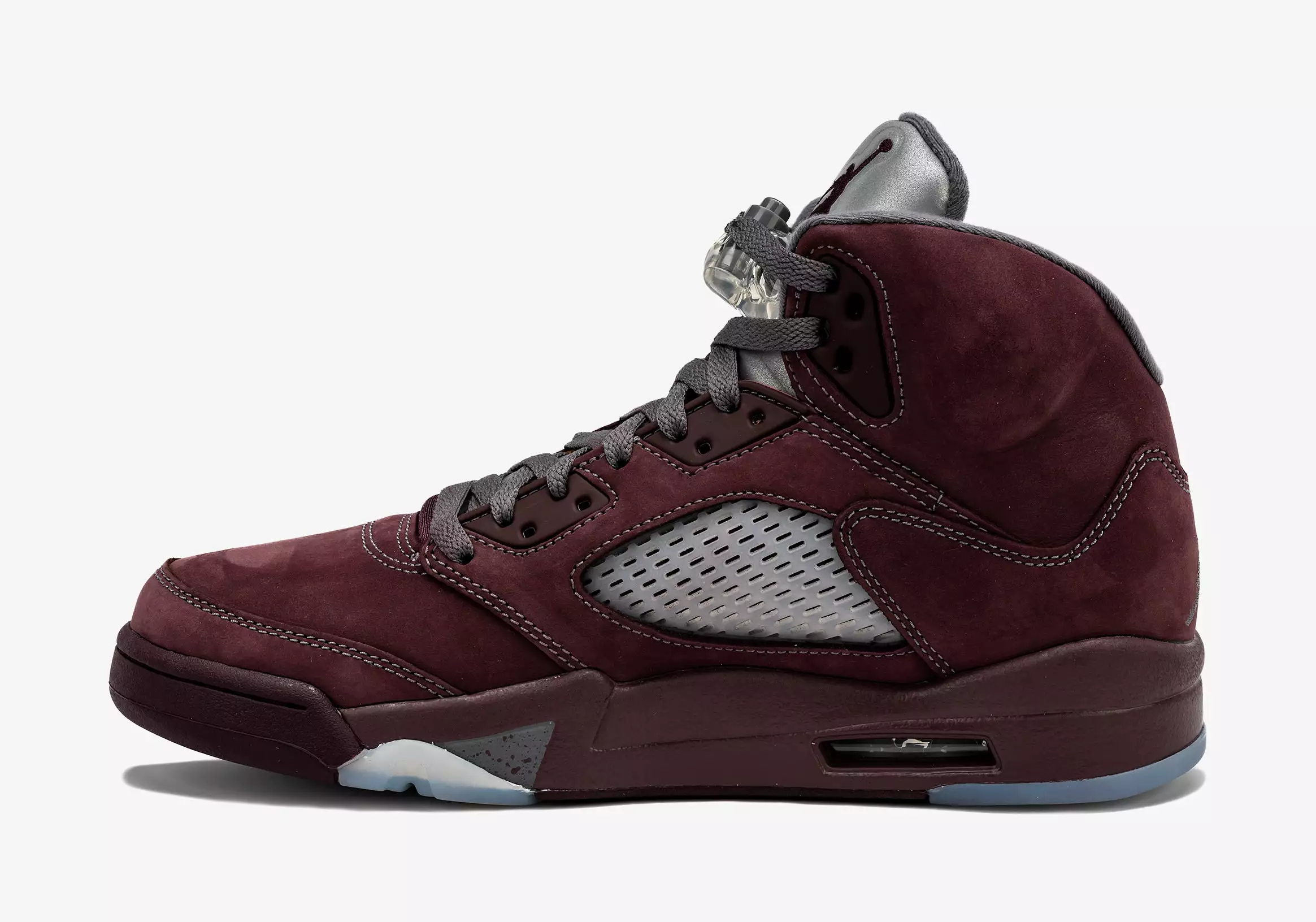 Air Jordan 5 Retro Burgundy Mens Lifestyle Shoes (Burgundy)