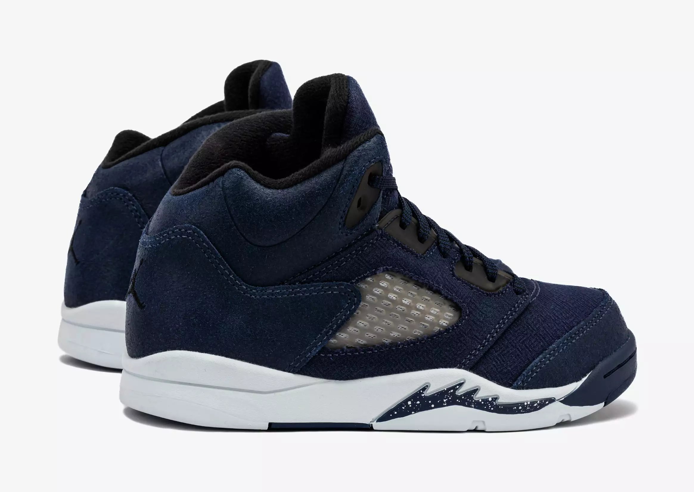 Air Jordan 5 Retro Midnight Navy Preschool Lifestyle Shoes (Midnight Navy/Black/Football Grey)