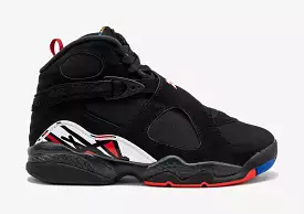 Air Jordan 8 Retro Playoffs Grade School Lifestyle Shoes (Black)