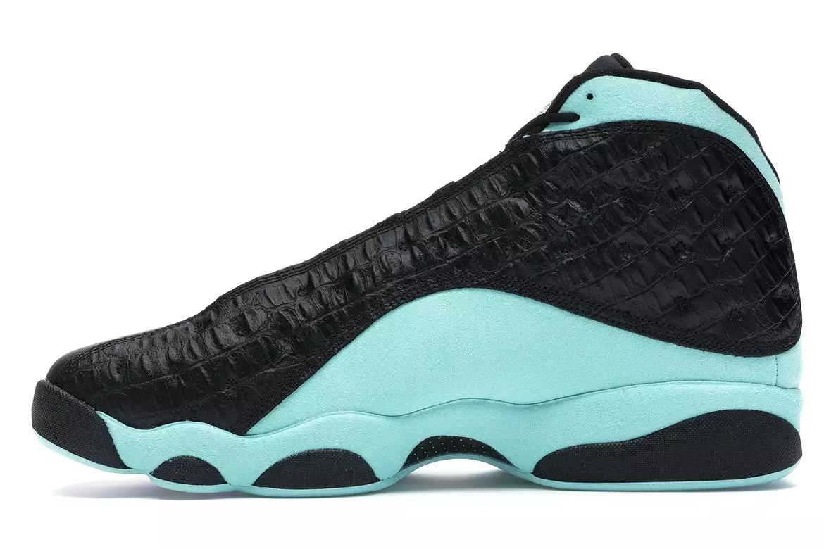 Air Jordan Retro 13 Black Island Green