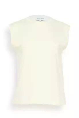 Brani Tank Top in Rice Ivory