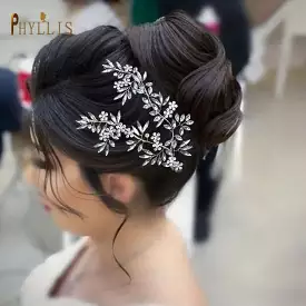 Bridal Tiaras for Wedding Headpieces Bride Hair Jewelry Gift Rhinestone Hair Piece Crystal Bridesmaid Headpiece Headwear - S4693