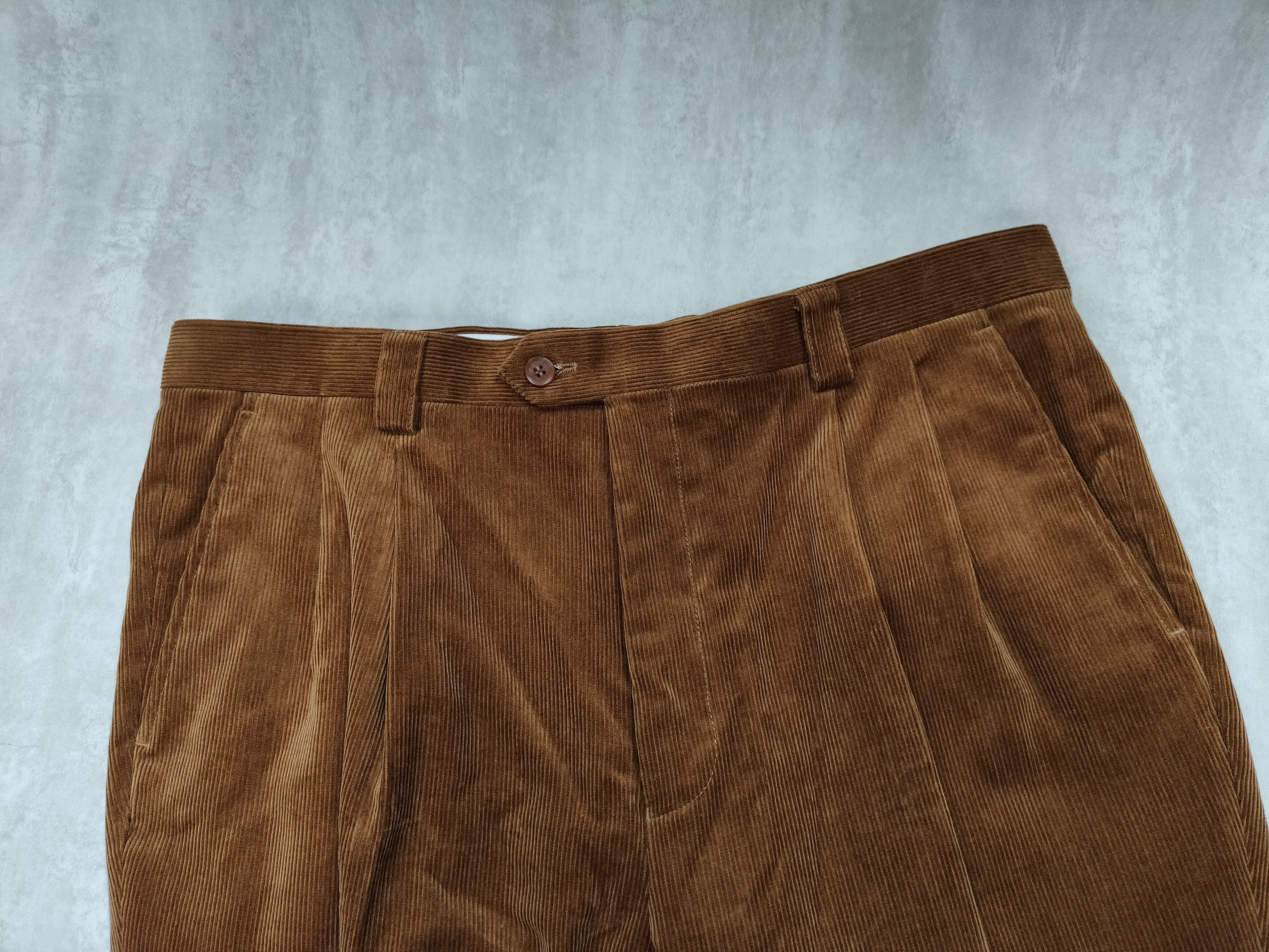 Brisbane Moss Corduroys Caramel Trousers  - ST134