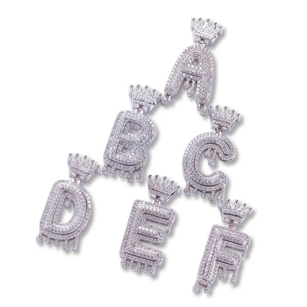 Chain Necklace - Letter D Pendant