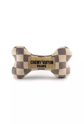 Checker Chewy Vuiton Bone-Large