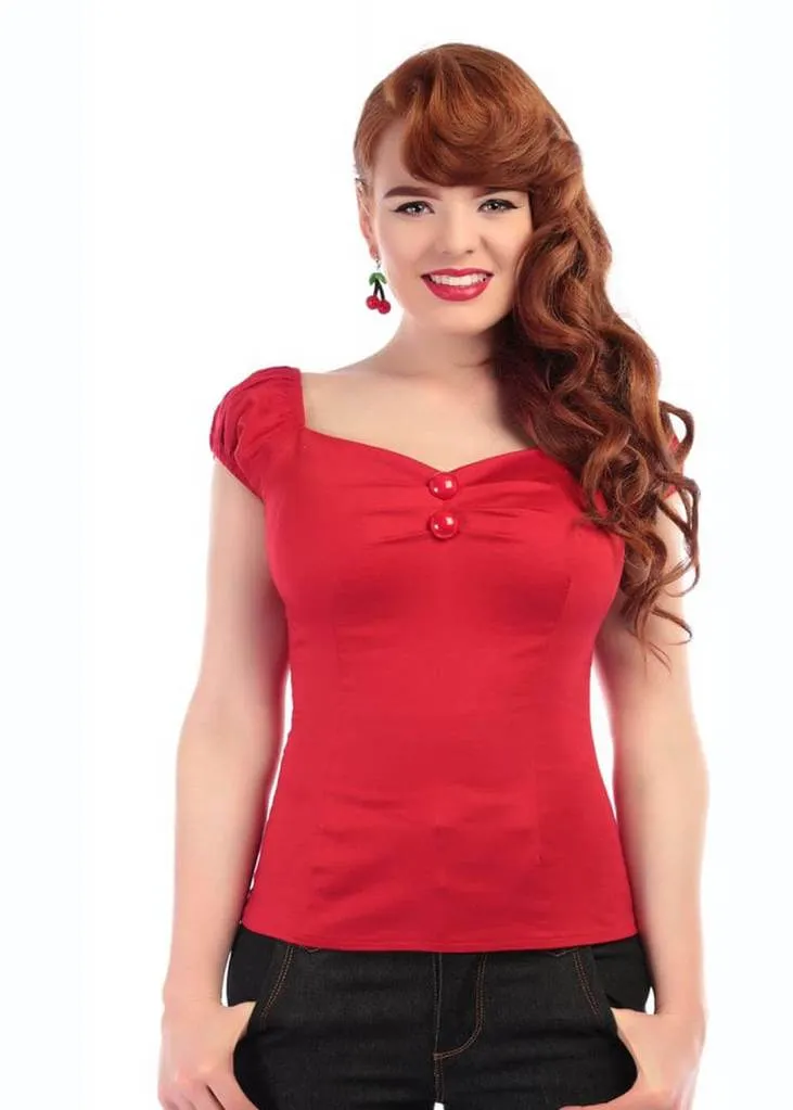 Collectif Dolores 50's Top Red