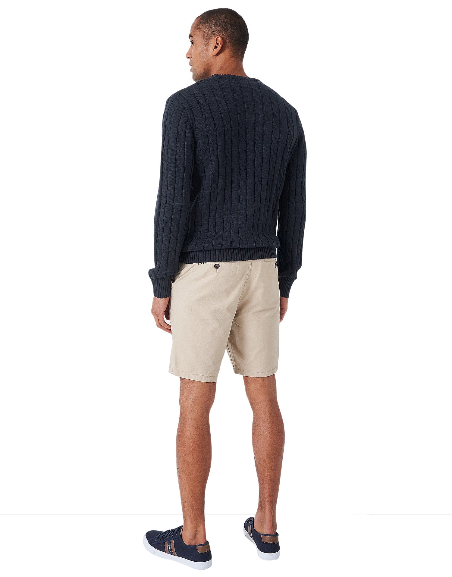 Crew Clothing Mens Cable Crew Jumper