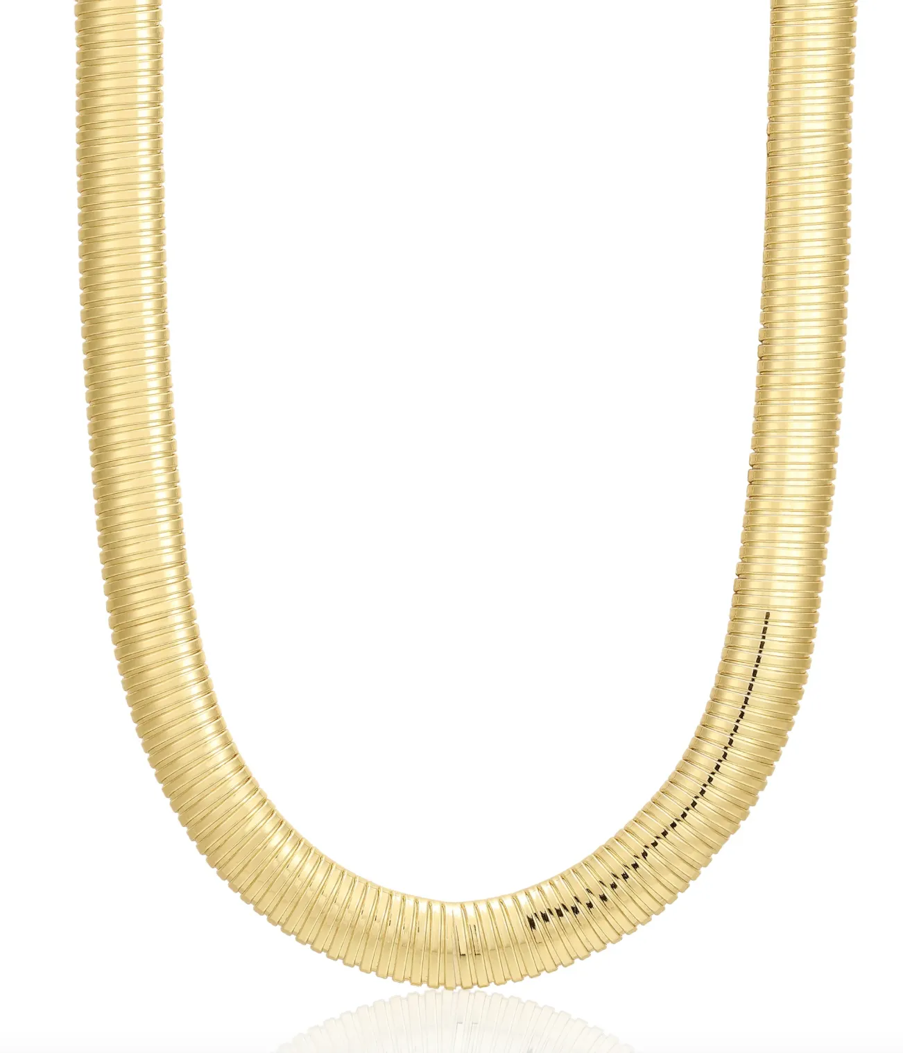 FLEX SNAKE CHAIN NECKLACE- GOLD