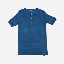 Good Originals 207 Men's Henley, Indigo