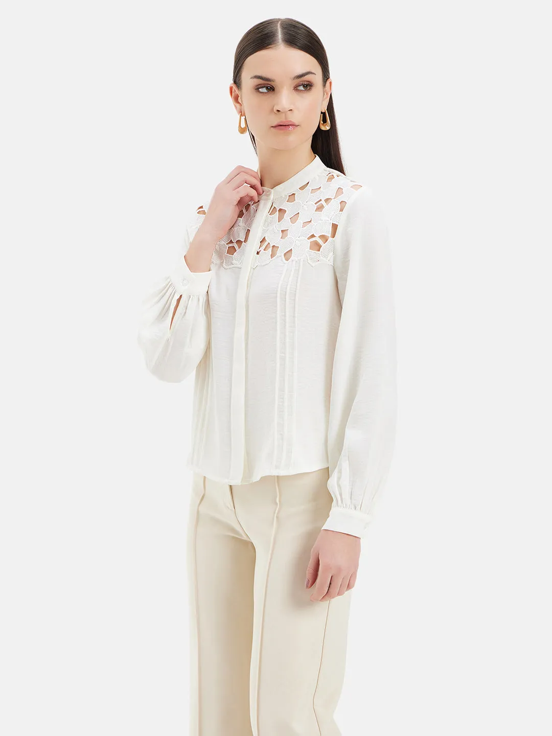 Grace Full Sleeves Lace Top