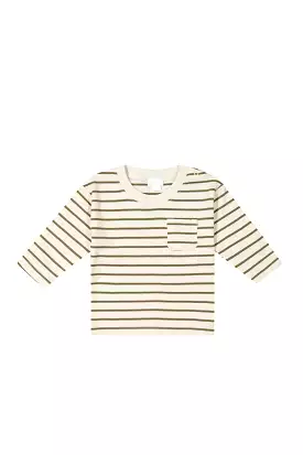 JAMIE KAY Pima Cotton Frankie Top - Bear Stripe