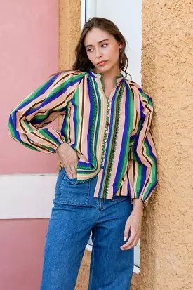 JEMIMA STRIPE BLOUSE