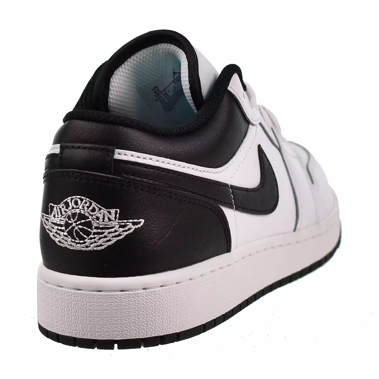 Jordan 1 Low (GS) Big Kid's Shoes White-Black