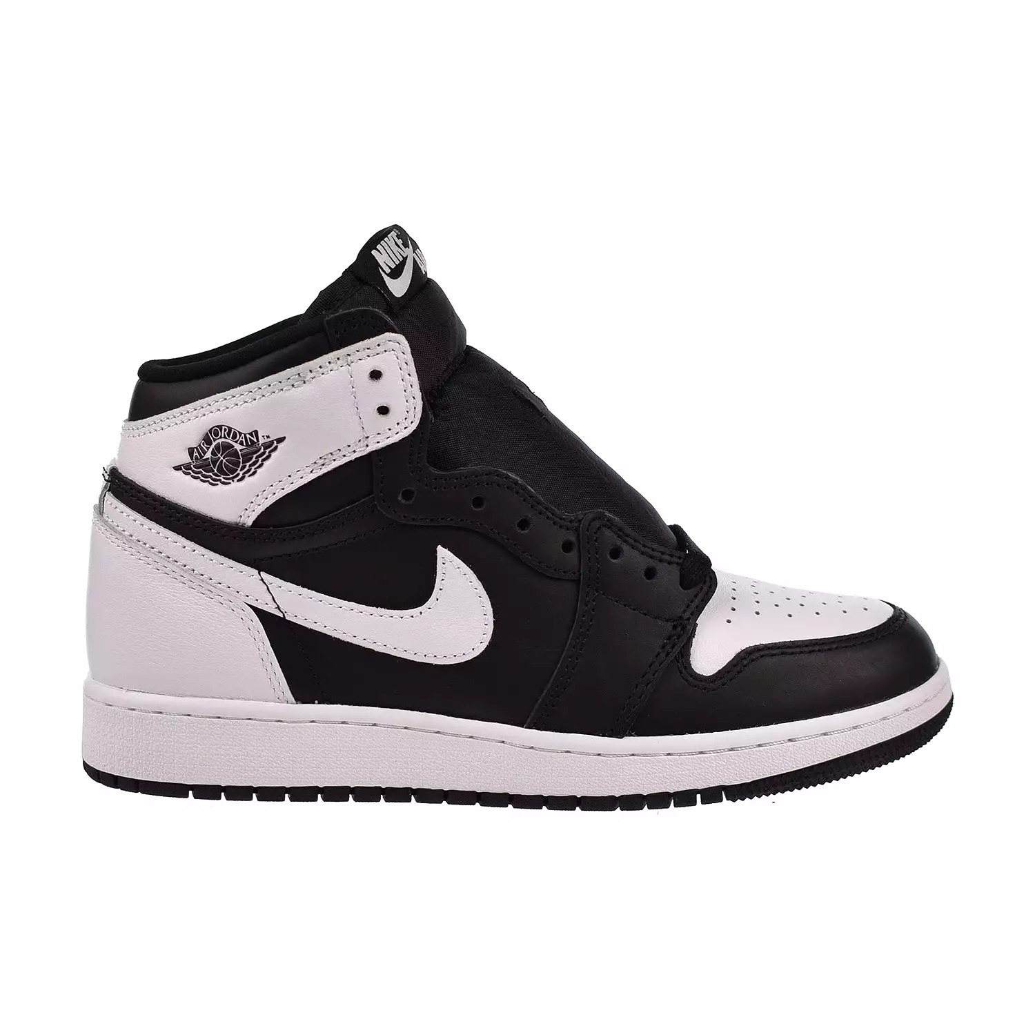 Jordan 1 Retro High OG (GS) Big Kids' Shoes Black-White