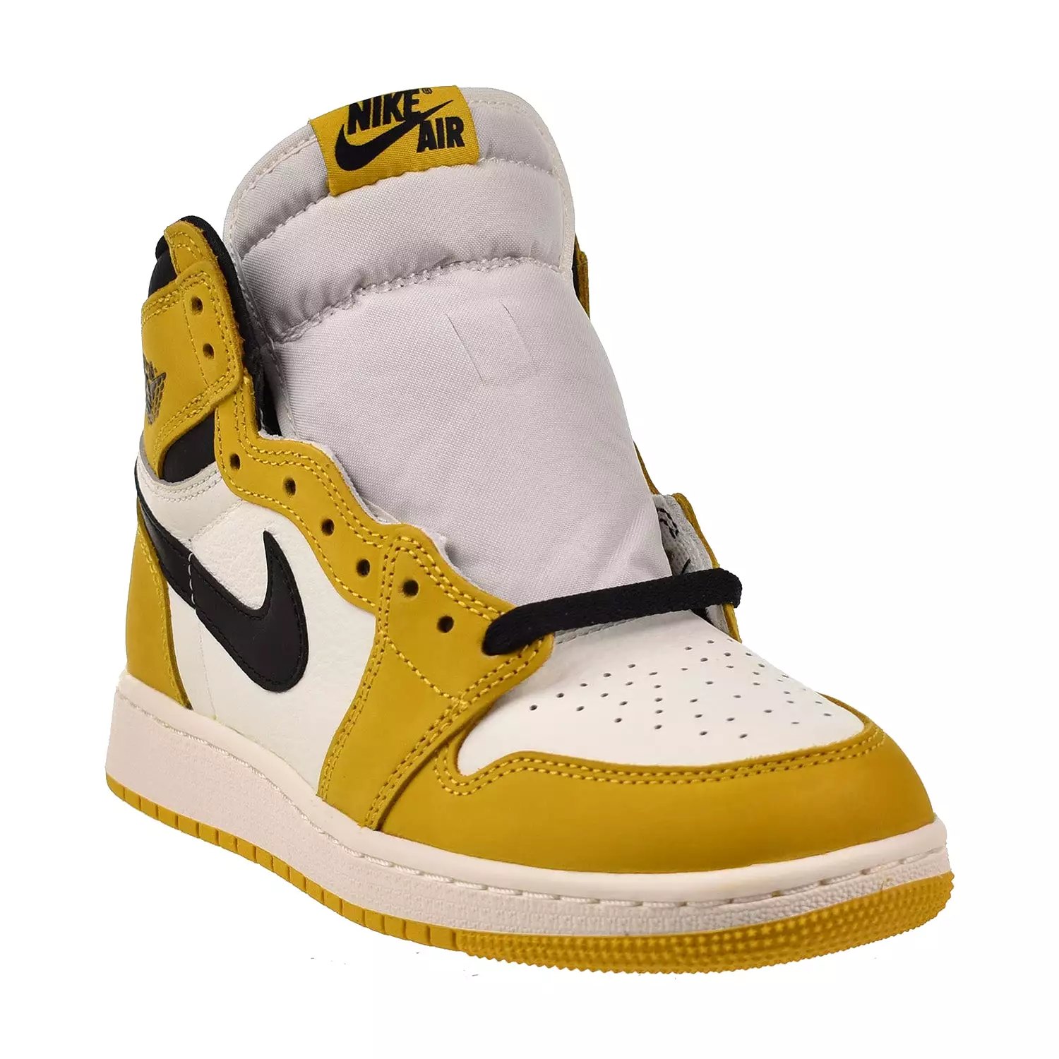 Jordan 1 Retro High OG (GS) Big Kids' Shoes Yellow Ochre-Sail-Black