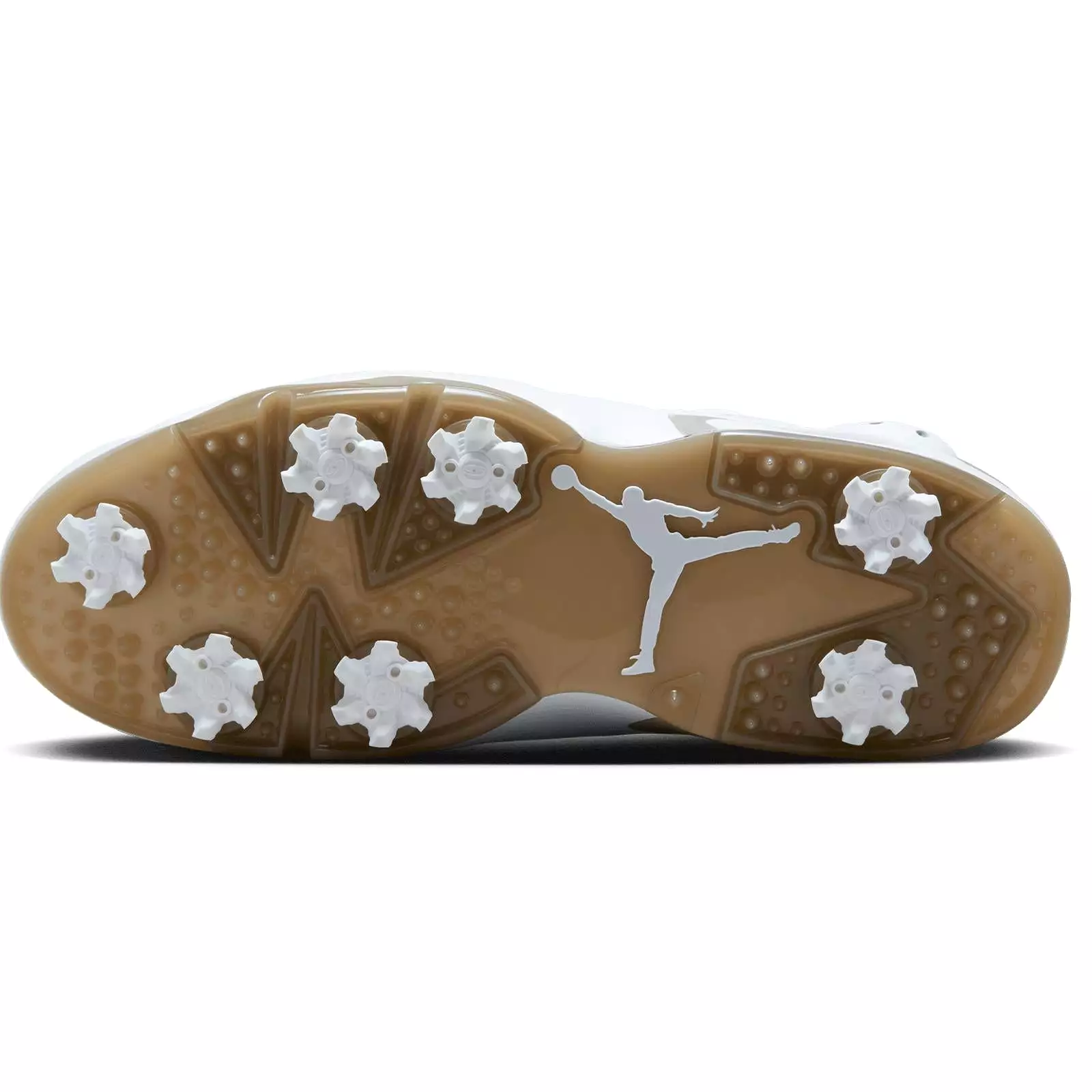 Jordan Retro 6 Golf Shoes White/Brown - AW23