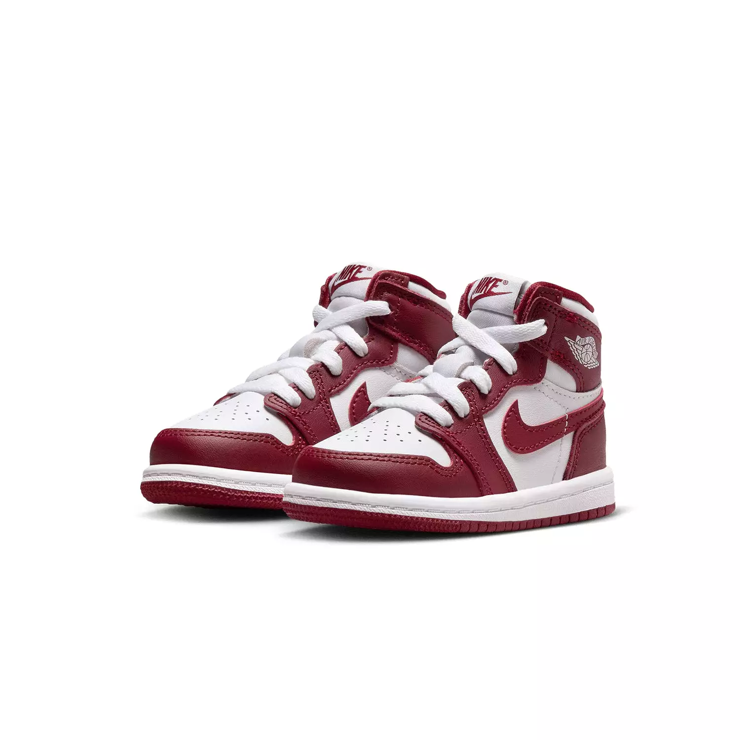 Kid's Air Jordan 1 Retro OG White Team Red Toddlers