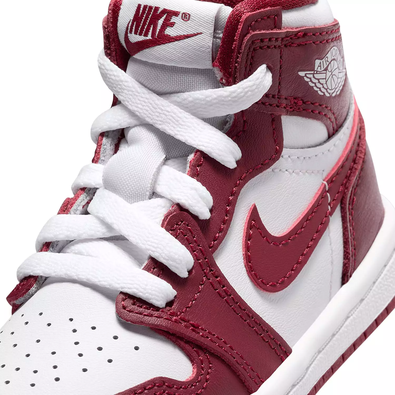 Kid's Air Jordan 1 Retro OG White Team Red Toddlers