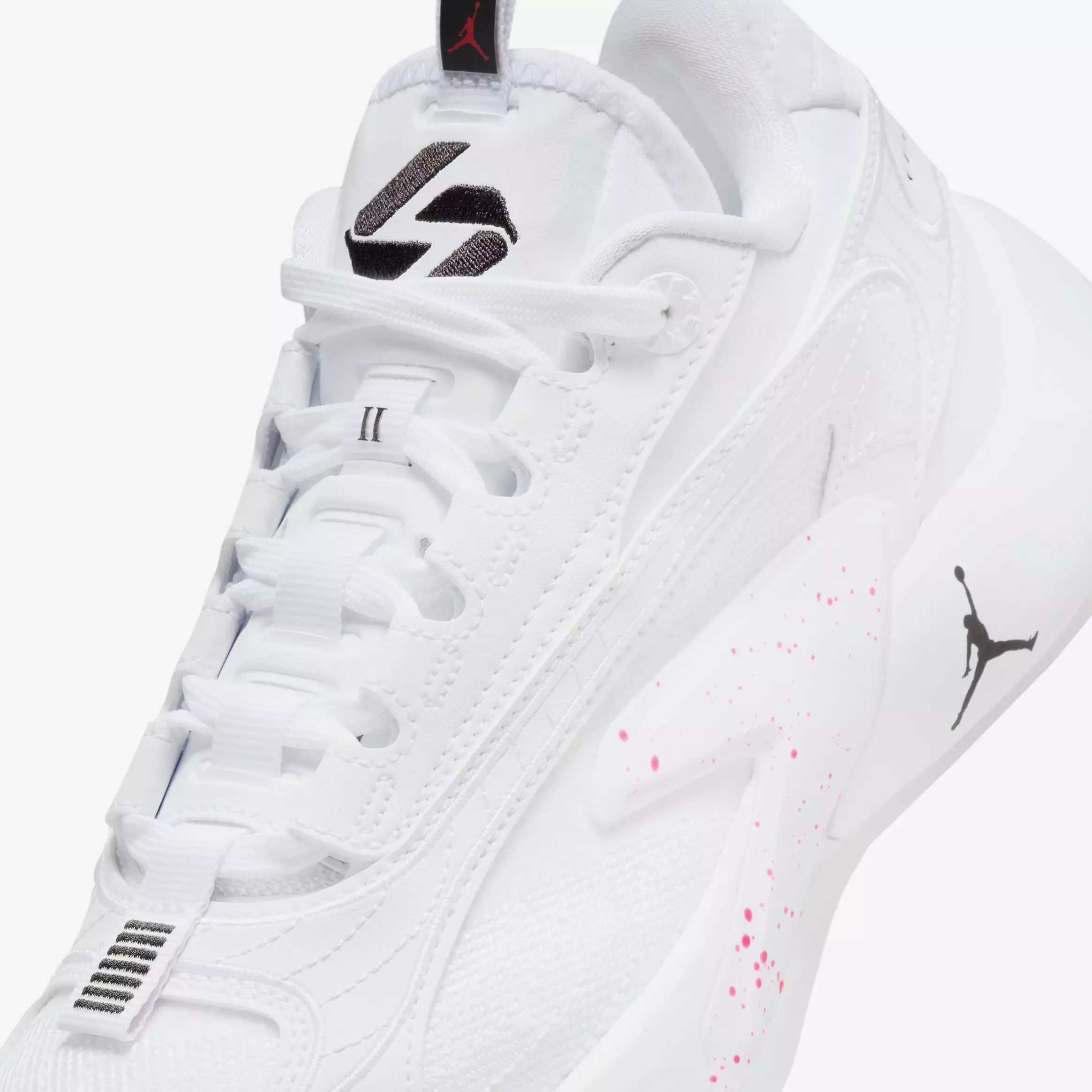 Luka 2 Grade School Basketball Shoes (White/Hyper Pink/Black)