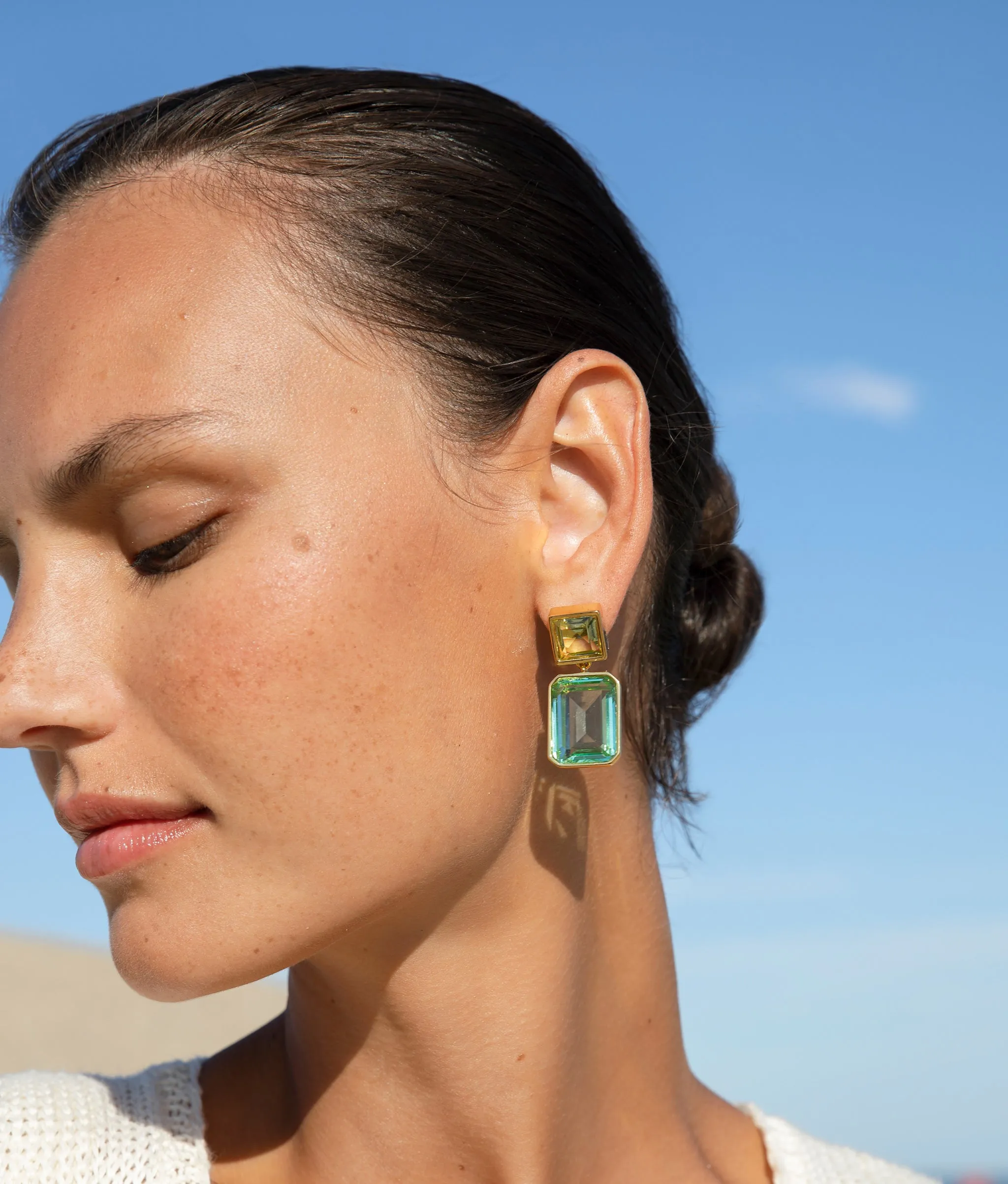 Lush Earrings in Atlantis