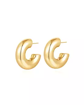 LUV AJ NOEMI HOOPS- GOLD