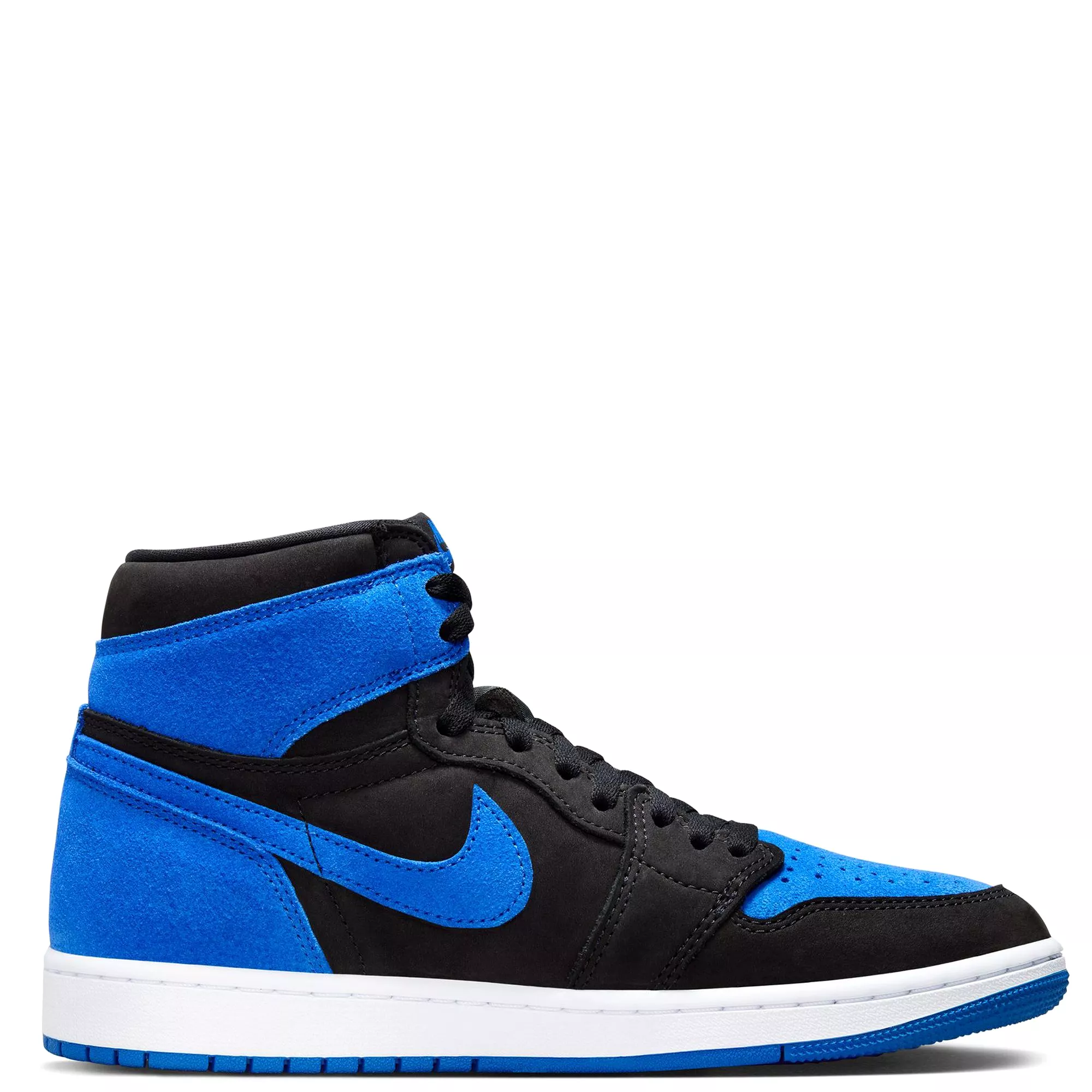 Nike Men's Air Jordan 1 High Shoes - Black / Royal Blue / White