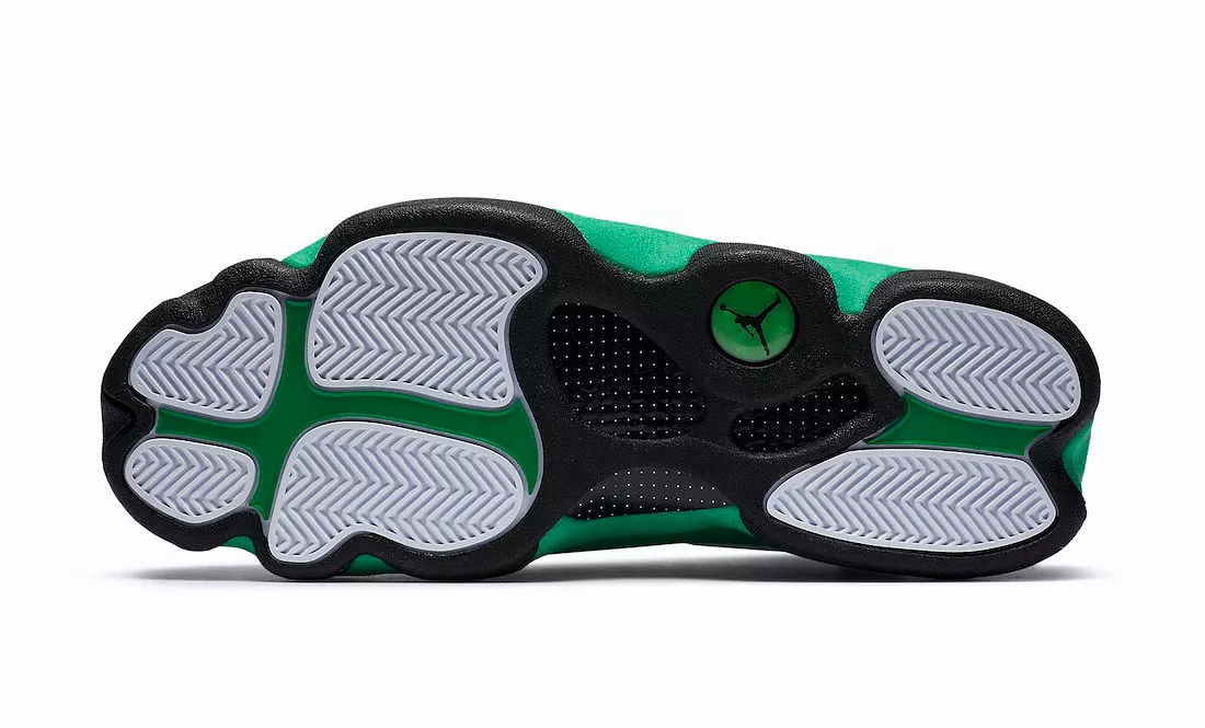 Nike Men's Air Jordan 13 Retro Lucky Shoes - White / Lucky Green / Black