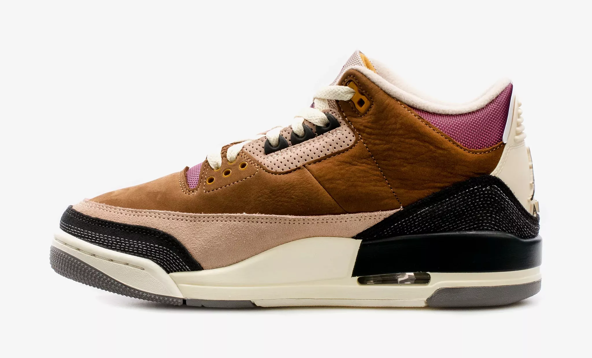 Nike Men's Air Jordan 3 Winterized Shoes - Archaeo Brown / Dark Smoke Grey / Fossil Stone / Light Bordeaux / Cement Grey