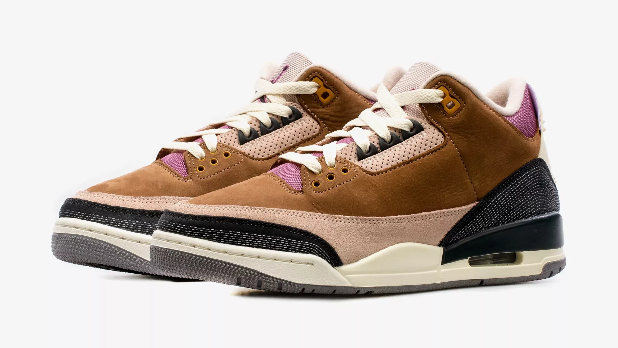 Nike Men's Air Jordan 3 Winterized Shoes - Archaeo Brown / Dark Smoke Grey / Fossil Stone / Light Bordeaux / Cement Grey